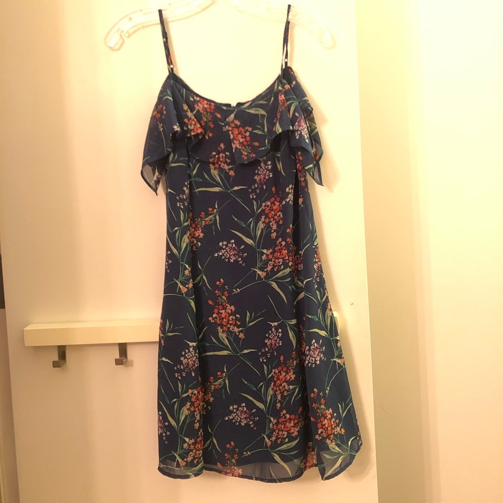 Hunter green with cute flower patterned dress!